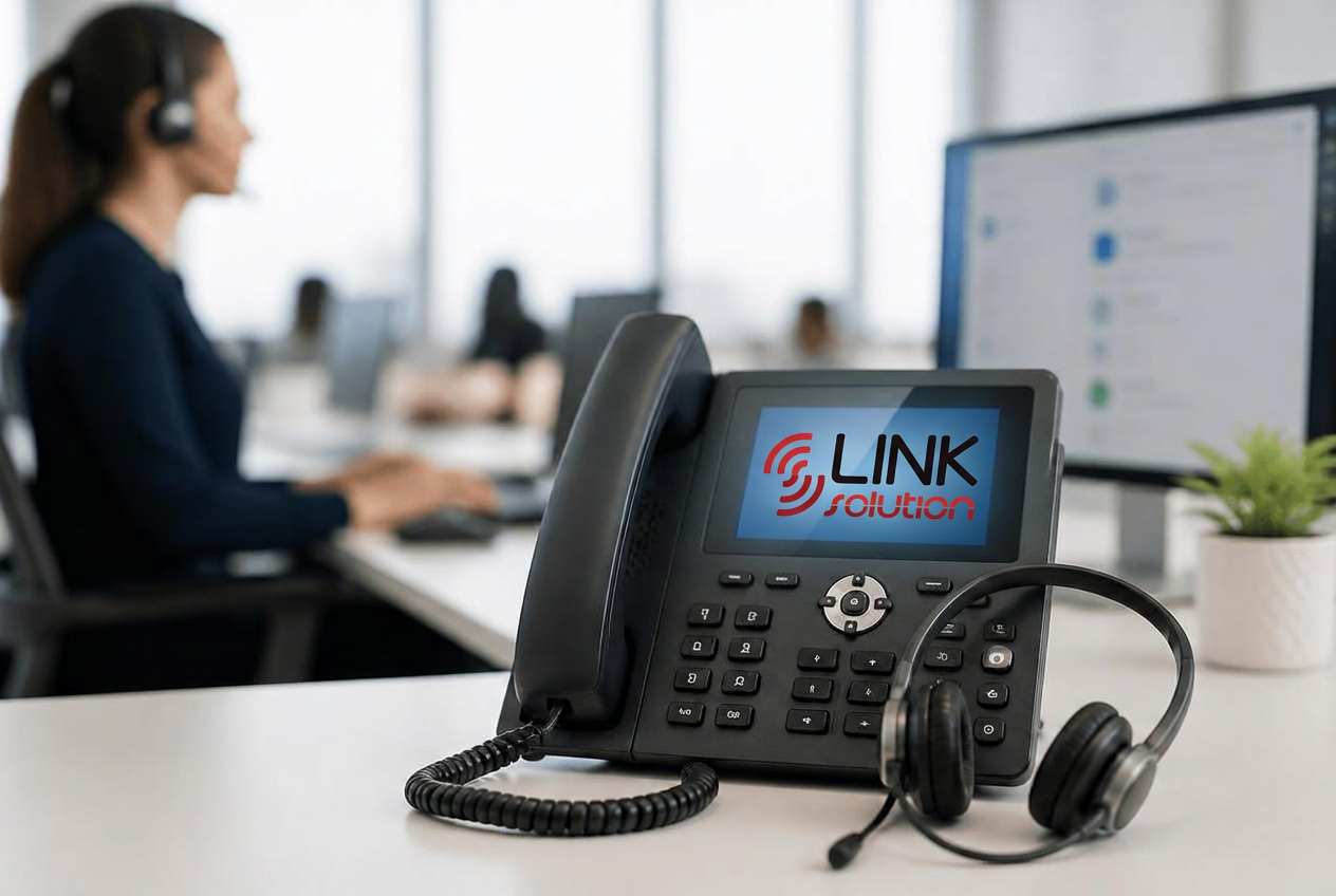Equipe Link Solution em atuação — Telefonia na Nuvem